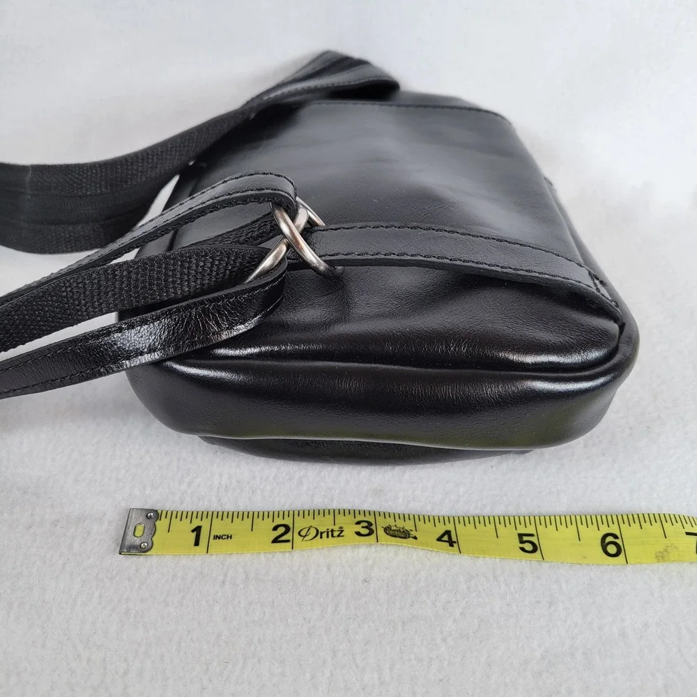 Patricia Nash Womens Annalie Sling Bag Leather Mini Backpack Black Western